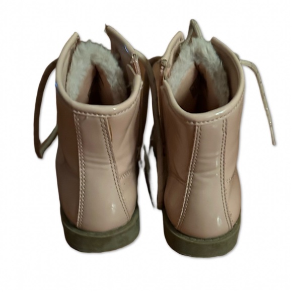 Girls Super Cute Pink Combat Boots size 11 - Picture 3 of 3